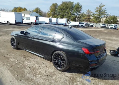 2022 BMW 740 I from USA, damaged, VIN WBA7T2C04NCK08799